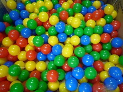 全新彩色塑膠球四色球 100顆請在這下標 遊戲球球池遊戲球四色池球彩色遊戲球CE認證台灣製造好品質