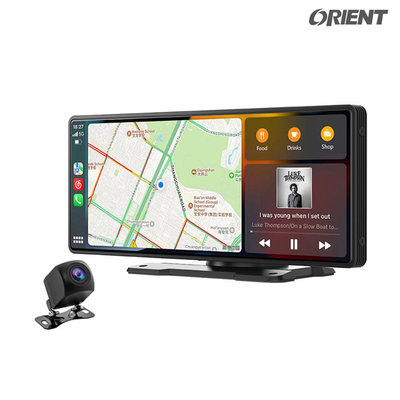 【含稅】ORIENT CORAL東方 RX10 車用可攜式智慧螢幕 含後鏡頭 10吋 CarPlay 手機鏡像 車用導航