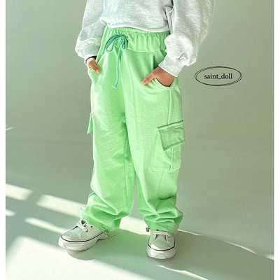 S~XL ♥褲子(LIGHT GREEN) SAINT DOLL-2 23春季 SDA230118-047『韓爸有衣韓國童裝』~預購