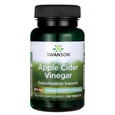 【活力小站】Swanson Apple Cider Vinegar蘋果醋錠 200 mg *120 顆