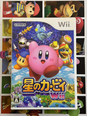 二手盒裝 Wii 日版 星之卡比 重回夢幻島22323
