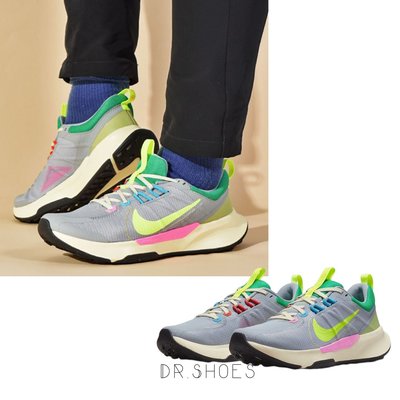 【Dr.Shoes 】免運NIKE JUMIPER TRAIL 2 NN 女鞋 灰綠黃桃 DM0821-004