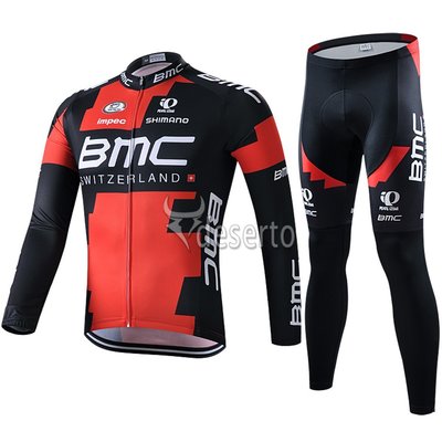 2015款BMC長袖套裝 男款自行車衣 腳踏車衣 騎行服 單車服 自行車服 車衣車褲長套裝 吸濕排汗透氣-酷