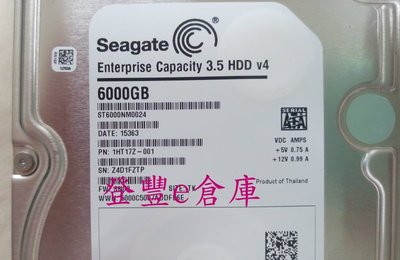 【登豐e倉庫】 YF562 Seagate ST6000NM0024 6TB SATA 硬碟
