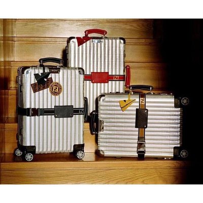 二手（98成新）Rimowa x Fendi 21寸 聯名款 行李箱 拉桿箱 登機箱 旅行箱子 芬迪聯名款行李箱