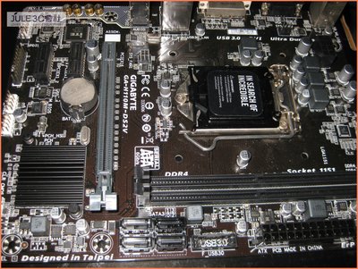 JULE 3C會社-技嘉 H110M-DS2V H110/DDR4/六七代/超耐久/良品/1151/MATX 主機板
