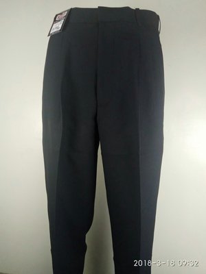 【平價服飾】台灣製造夏季打摺涼感紗「3339-1」黑灰色立體直條紋免燙西褲(30-42)免費修改