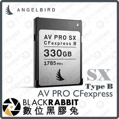 數位黑膠兔【 ANGELBIRD 天使鳥 AV PRO CFexpress SX Type B 330GB 記憶卡 】