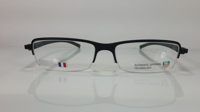 TAG Heuer 光學眼鏡 TH0824 001(黑) 法國製運動休閒系列