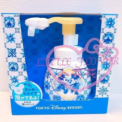 ♥小公主日本精品♥東京迪士尼樂園限定 米奇泡泡藍色洗手乳 造型泡泡 米奇泡泡 綿密好聞造型可愛 ~5