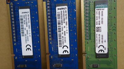 Kingston 金士頓  DDR3 1600 4G  單面  桌上型電腦記憶體