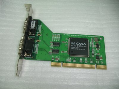 【電腦零件補給站 】四零四科技 Moxa CP-102U 2埠RS-232 Universal PCI 串列通信多埠卡