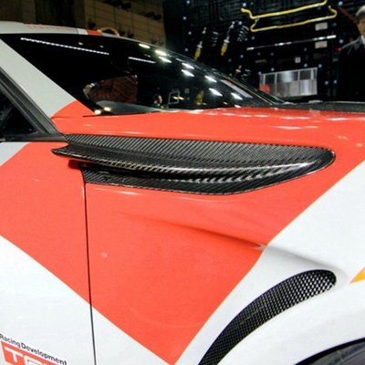 熱銷 汽車配件 適用于豐田碳纖維斯巴魯GT86 FT86 Scion FRS BRZ側風口葉子板