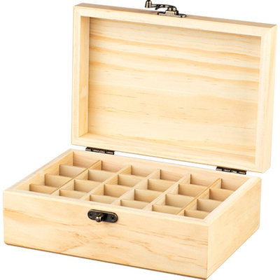 【Bonnie House 植享家】傳家典藏精油收納木盒(24格)