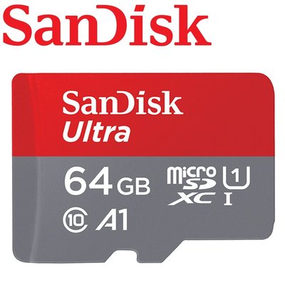 140MB/s 公司貨 SanDisk 64GB 64G Ultra microSDXC TF U1 A1 記憶卡