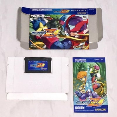 洛克人 Rockman Zero 4 GBA Game Boy Advance 純日版 原裝外盒及說明書 [阿交]