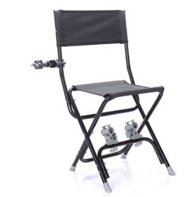 窩美透氣面料多功能戶外摺疊垂釣椅 雙炮台漁具椅