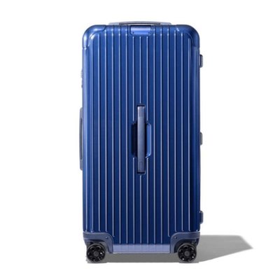 【二手】RIMOWA Trunk Plus 四輪大型運動行李箱 大冰箱 藍色