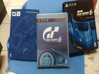 PS3-GT6 跑車浪漫旅6 精裝限定瀪體中文版(二手片,盒書完整,外紙盒有些磨損,能接受再下標)