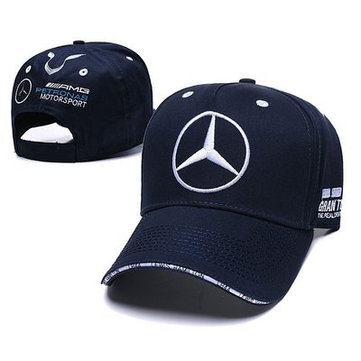 現貨直出 賓士帽子- BENZ賽車帽子男棒球帽女汽車紀念禮品AMG鴨舌帽F1賽車帽（時尚新主張）每日穿搭分享，時尚穿搭，總有一款適