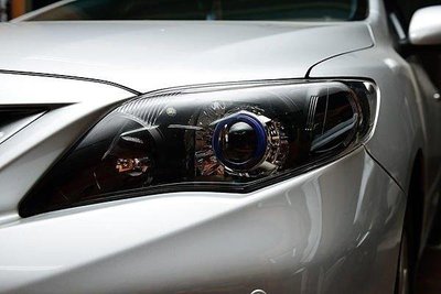 TOYOTA 豐田 NEW ALTIS 10.5代 遠近魚眼HID大燈模組改裝 鋼鐵人 燻黑 電鍍飾圈 40瓦58瓦