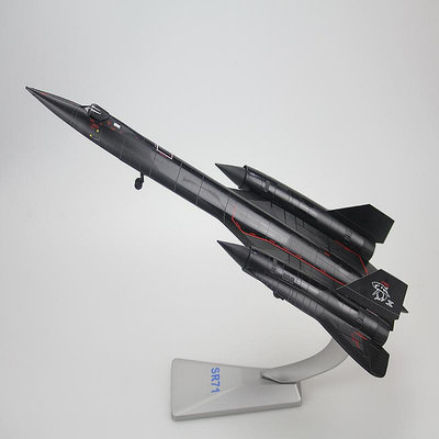 飛機模型仿真1:72SR-71黑鳥偵察機模型合金成品飛機玩具軍事航模擺件收藏