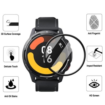 小米color/color2/運動版/手錶 3D全覆蓋貼膜 小米Watch Lite螢幕保護貼 智能運動手錶屏幕保護膜