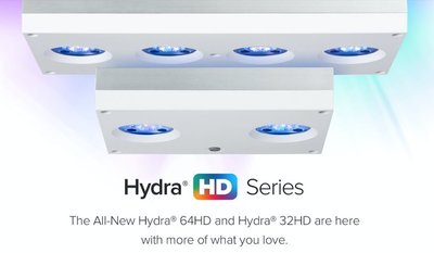 ◎ 水族之森 ◎ 美國 AI Hydra 64HD 專業海水、珊瑚培育用 LED 燈具 （白色）