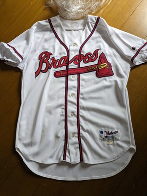 2005美國職棒大聯盟MLB亞特蘭大勇士Horacio Ramirez的GU Jersey實戰球衣（含球團官方證書）