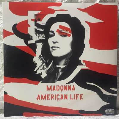 跨世紀流行音樂女皇-瑪丹娜-夢醒美國 12”二手混音雙碟單曲黑膠（美國版）Madonna - American Life  Maxi - Single