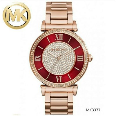 MICHAEL KORS正品MK手錶圓盤鑲鑽鋼帶大錶盤時尚女錶MK3332/55/38/77