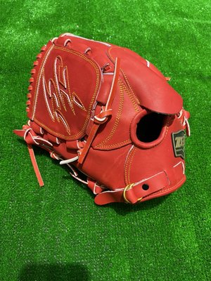 棒球世界ZETT 棒壘球手套11.5吋投手檔特價 阪神投手藤浪晉太郎MODEL紅色反手用