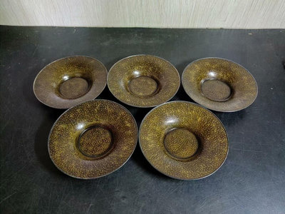 【二手】日本銅茶托 銅器 擺件 舊貨 【古物流香】-503