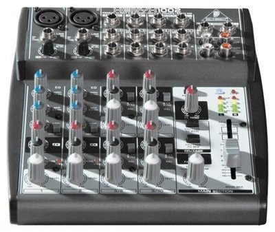 【六絃樂器】全新 Behringer XENYX 1002 耳朵牌10 軌混音器 / 工作站錄音室 專業音響器材