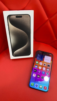 【艾爾巴二手】iPhone 15 Pro Max 256G A3106 6.7吋 原鈦#二手機#保固中#新竹店W2F79