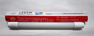 旭光 LED 5W T8玻璃燈管 全電壓 一尺 晝光色6000K 可取代傳統10W燈管-【便利網】