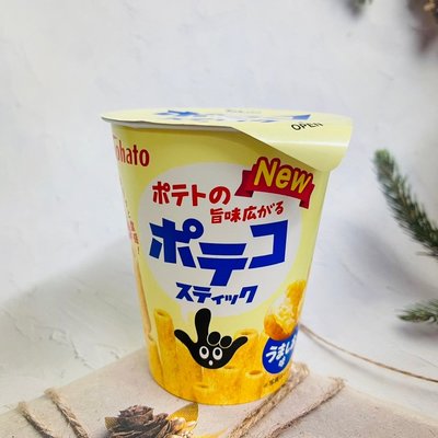 日本 Tohato 東鳩 鹽味薯條 杯裝 40g 酥脆口感