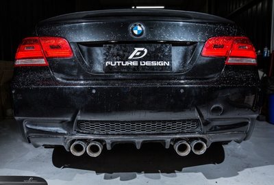 【政銓企業有限公司】BMW E92 改台規 M3 後保桿 專用 V款 V牌 卡夢 後下巴 後中包 現貨供應 335 M3