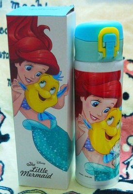 日版﹝Disney﹞限定※The Little Mermaid小美人魚※【鎖扣造型】真空二重構造保溫瓶(500ml)
