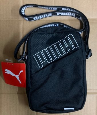PUMA斜背包 (小ㄉ-07846101黑色) 側背包 外出隨身包 小方包 A4放不下 正品公司貨 P2