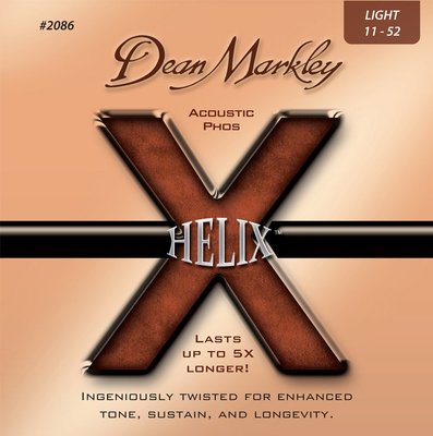 『 放輕鬆樂器』全館免運費 Dean Markley 2086 長壽 民謠吉他弦 0.11-0.52 磷青銅
