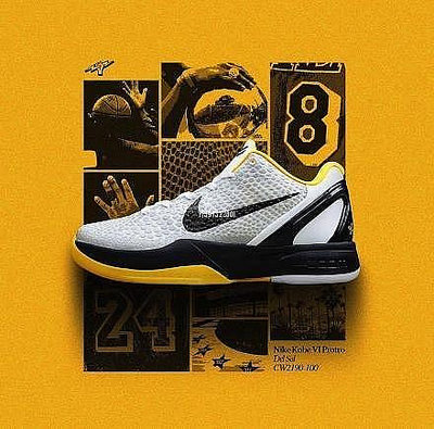 Nike Kobe 6 Protro 科比6 季后賽 籃球鞋 男款 CW2190-100【ADIDAS x NIKE】