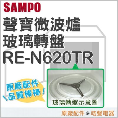 RE-N620TR 玻璃轉盤 聲寶微波爐 玻璃轉盤 微波爐盤子 玻璃盤 全新品【皓聲電器】