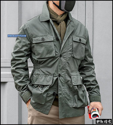 【野戰搖滾】SECTOR SEVEN 狩獵戰術風衣【灰綠色】復古軍風外套戰術上衣夾克工作服特警勤務服特勤M65風衣衝風衣