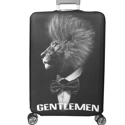 【巧婦樂】新一代 紳士獅子行李箱保護套(25-28吋行李箱適用)一個