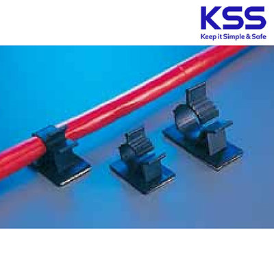 【含稅】KSS凱士士 可調式配線固定座 AP-0810 電線固定器 圓型扣線器 理線器 黏式配線固定座