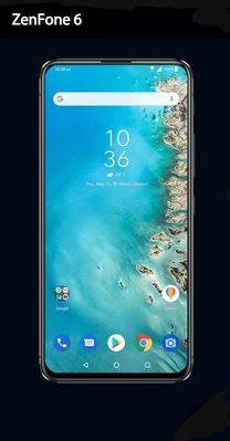 ASUS ZenFone 6華碩ZS630KL6G/128G 6.4吋 Android 10雙卡雙待 指紋辨識 人臉辨識二手 外觀九成新使用功能正常