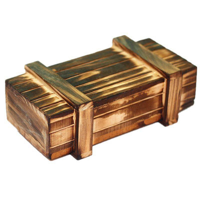 秘密的機關木盒子神秘禮物盒魯班鎖孔明鎖大號木制智力解鎖收納盒