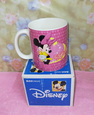 迪士尼 正版 Disney 米妮 陶瓷 馬克杯 杯子 水杯 400cc 台灣製