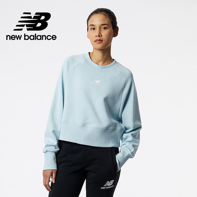 【New Balance】NB衛衣_女性_湖水綠_WT21554MGF
